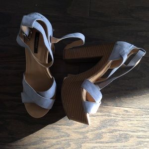 Powder blue heels